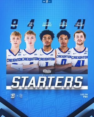Image post by @Creighton Men's Basketball on Facebook