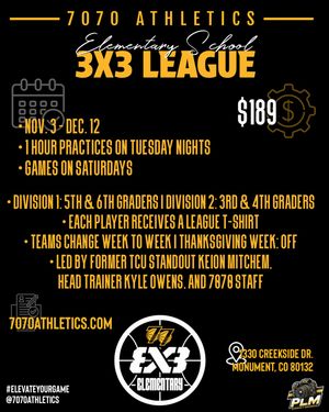 Image post by @7070athletics on Instagram
