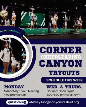 Image post by @corner_canyon_cheer on Instagram