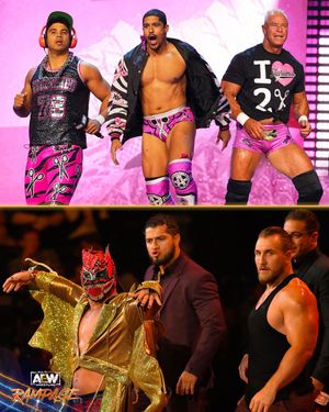 Image post by @AEW on Twitter