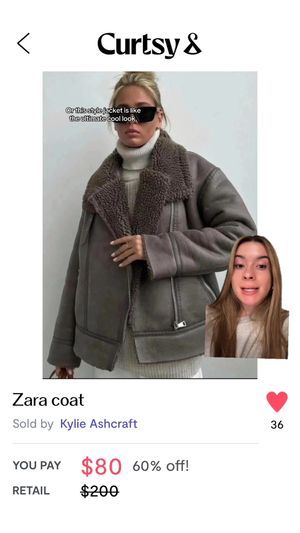 Image post by @curtsyapp on Facebook
