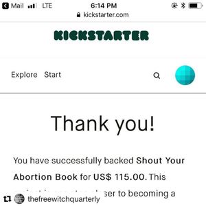 Image post by @shoutyourabortion on Instagram