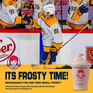 Image post by @PredsNHL on Twitter