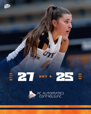 Image post by @UTEPVB on Twitter