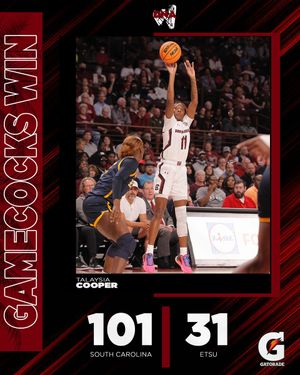 Image post by @GamecockWBB on Twitter