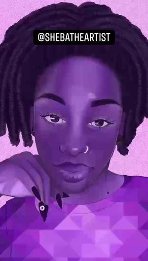 Video post by @ShebaTheArtist on Facebook