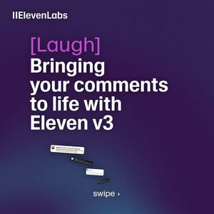 Image post by @elevenlabsio on Instagram