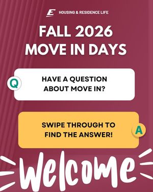 Image post by @EKUHousing on Facebook
