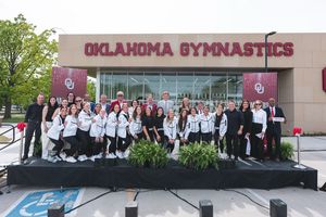 Image post by @ou_wgymnastics on Instagram