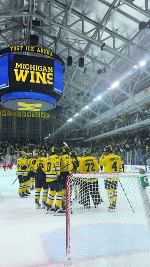 Video post by @umichhockey on TikTok