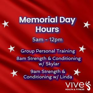 Image post by @VIVEHealthFitness on Facebook