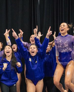 Image post by @uwgymnastics on Instagram