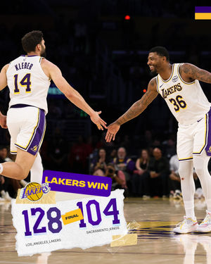 Image post by @lakers on Instagram
