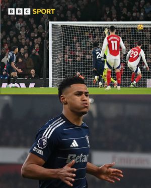 Image post by @BBCSport on Twitter/X
