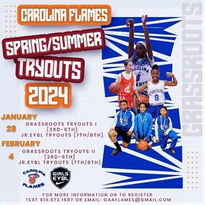 Image post by @carolina_flames_basketball on Instagram