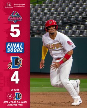 Image post by @memphisredbirds on Instagram