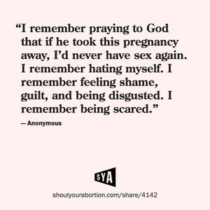 Image post by @shoutyourabortion on Instagram