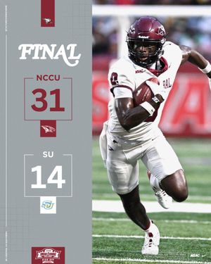 Image post by @NCCUAthletics on Twitter