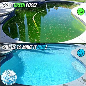 Image post by @OldRiverPoolCare on Facebook