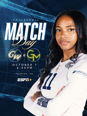 Image post by @gw_volleyball on Instagram