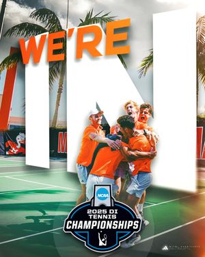 Image post by @canesmenstennis on Instagram