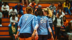 Image post by @UNCVolleyball on Twitter