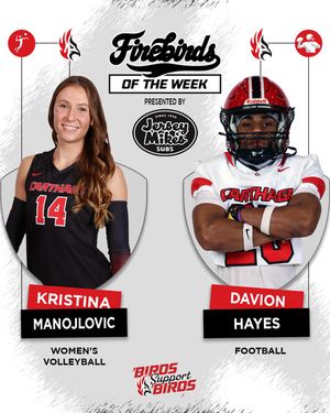 Image post by @carthageathletics on Instagram