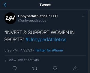 Image post by @unhypedathletics on Instagram