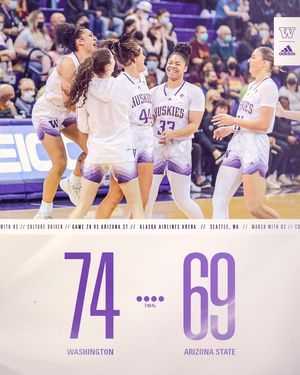 Image post by @uw_wbb on Instagram