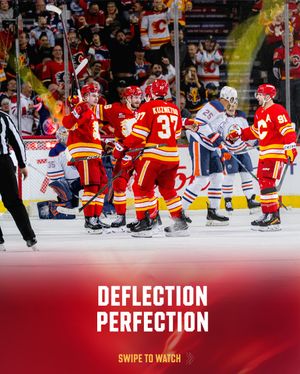 Image post by @nhlflames on Instagram