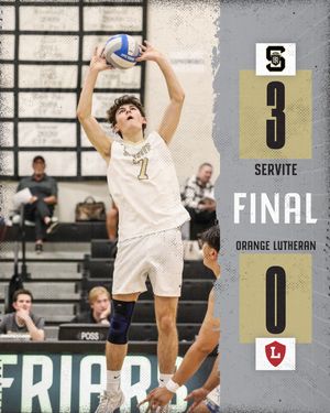 Image post by @servite_sports on Instagram