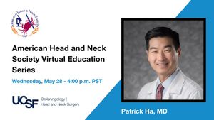 Image post by @UCSF_OHNS on Twitter