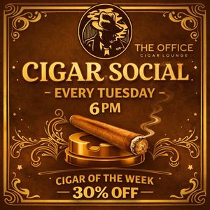 Image post by @theofficecigarlounge1 on Instagram