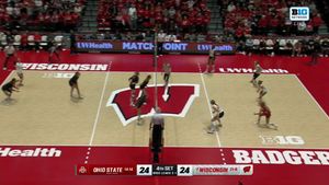 Video post by @OhioStateWVB on Twitter