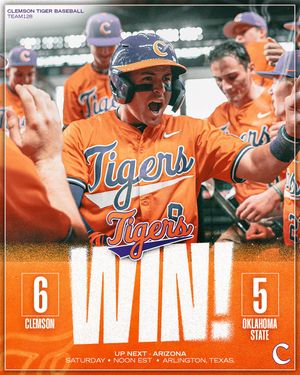 Image post by @clemsonbaseball on Instagram