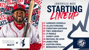 Image post by @LouisvilleBats on Twitter