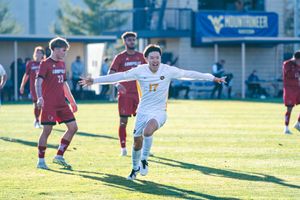 Image post by @WVUMensSoccer on Twitter