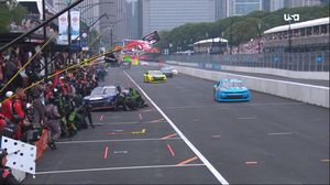 Image post by @bradperezracing on Twitter