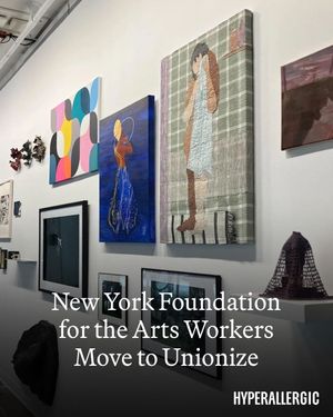 Image post by @hyperallergic on Instagram