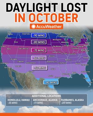 Image post by @accuweather on Twitter/X