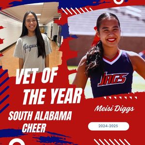 Image post by @southalabama.cheerleading on Facebook