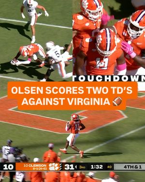 Image post by @clemsontigers on Instagram