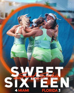 Image post by @CanesWTennis on Twitter