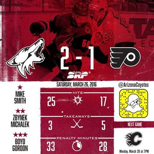 Image post by @arizonacoyotes on Instagram