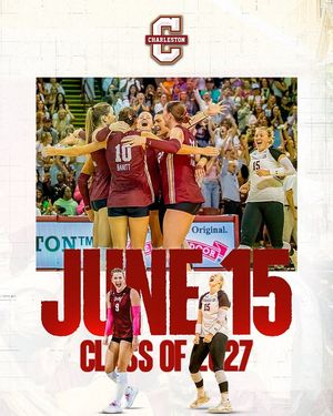 Image post by @cofcvolleyball on Instagram