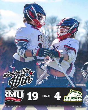 Image post by @RMUAthletics on Facebook