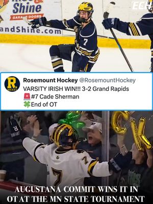 Image post by @everythingcollegehockey on Instagram