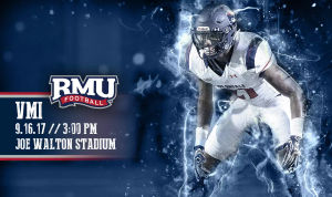 Image post by @RMUAthletics on Facebook