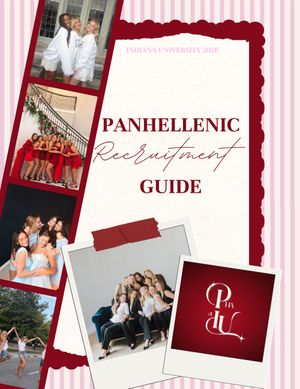 Image post by @panhellenicindiana on Instagram