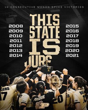 Image post by @purduevb on Instagram